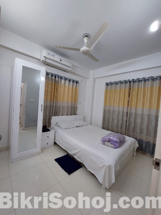 2-Bedroom Furnished Apartment Rent in -Bashundhara R/A